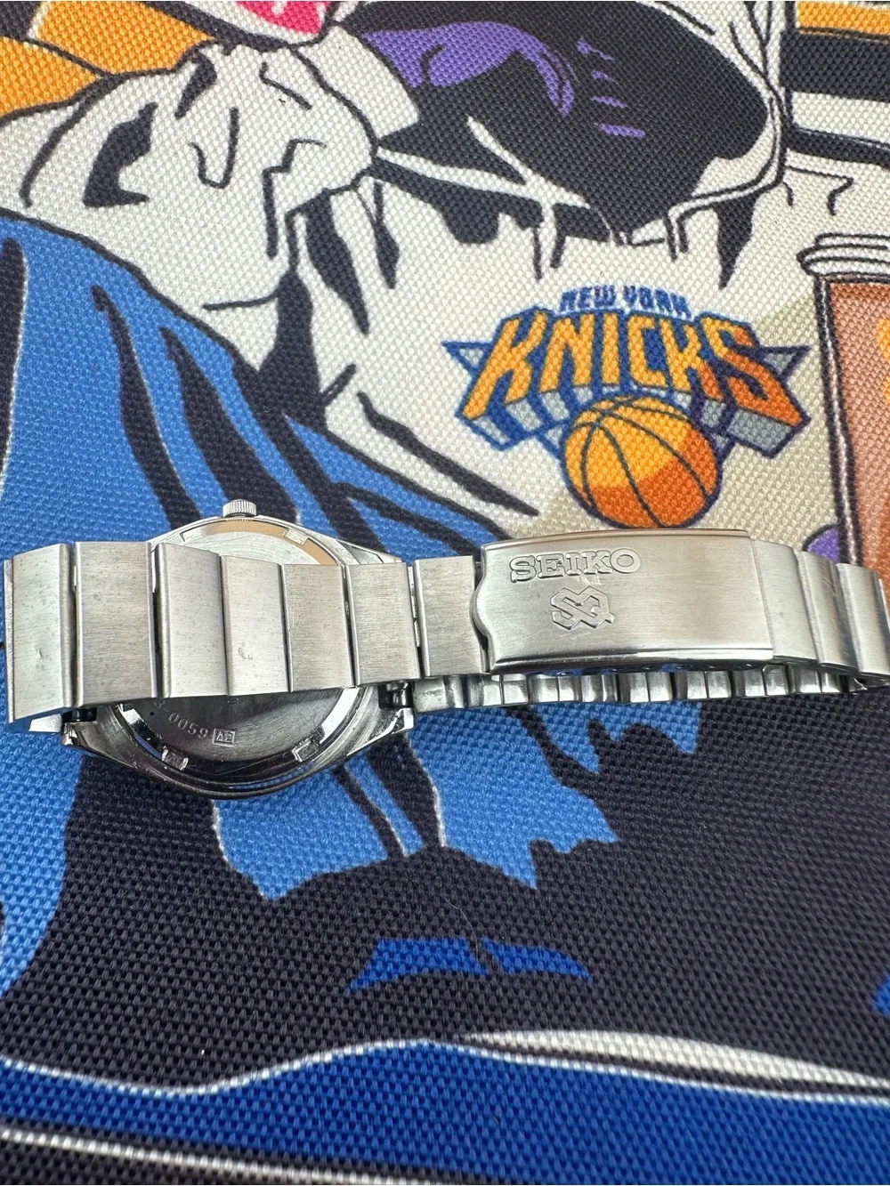 Seiko Quartz Stainless Steel Silver Watch with Day-Date